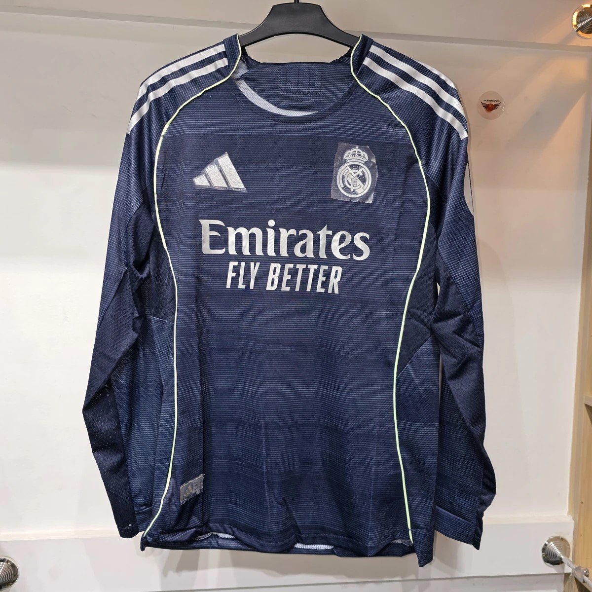 Real Madrid Away Kit (Full Sleeve )25-26 – Player Edition
