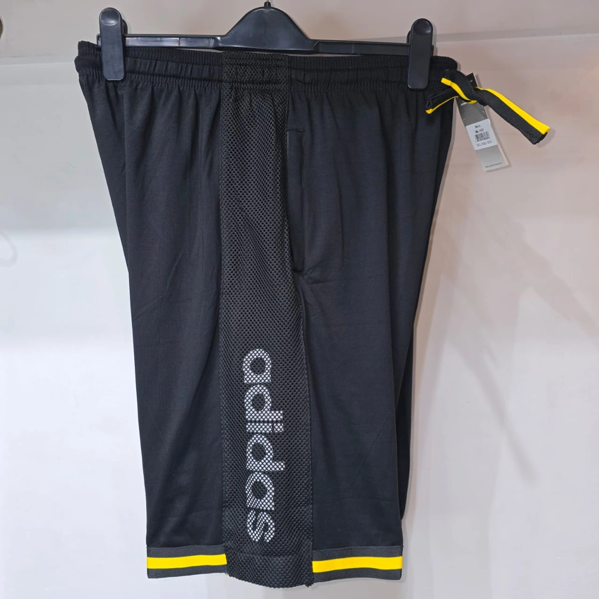 Adidas Black Mesh-Panel Men’s Training Shorts
