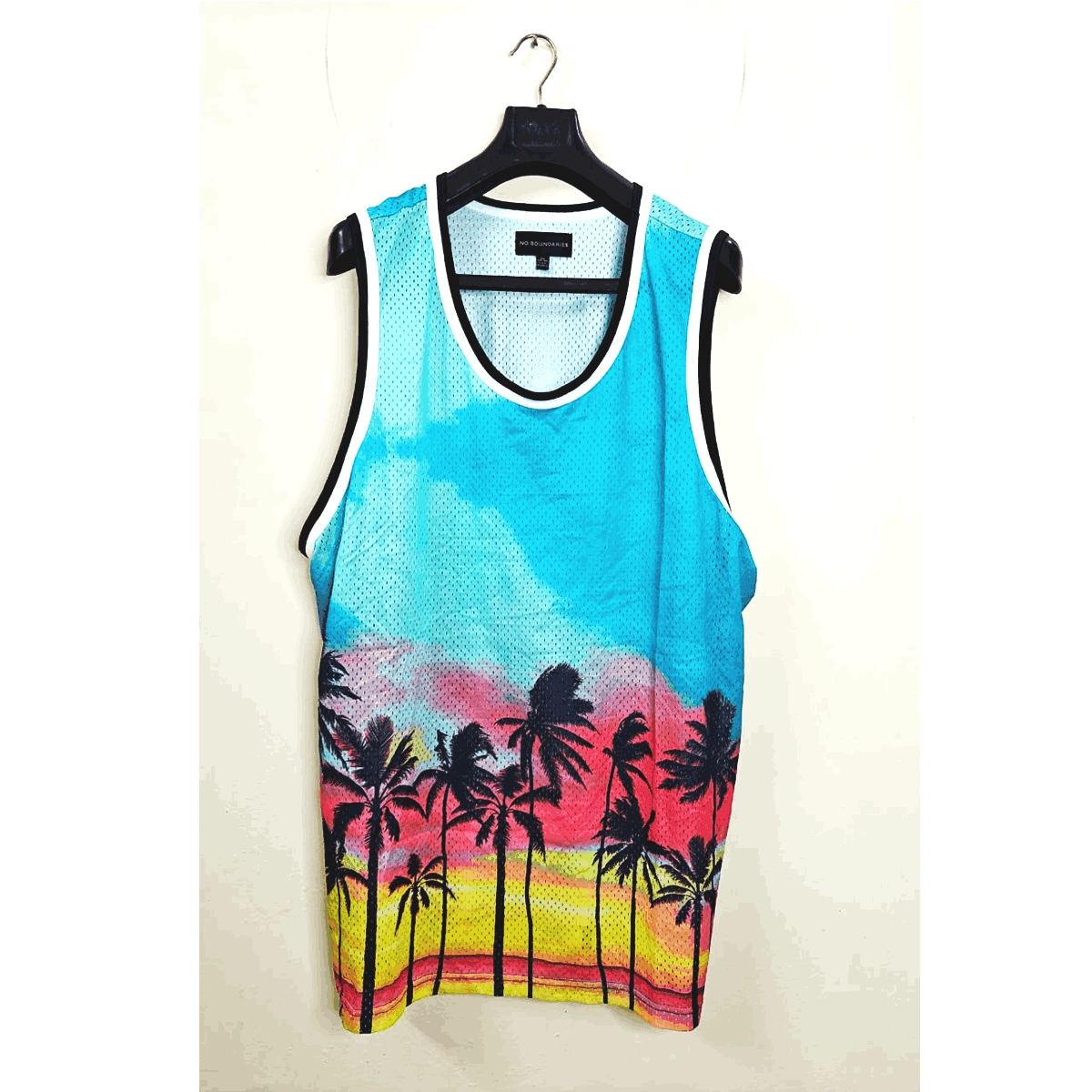 Men’s Tropical Sunset Regular Tank Top