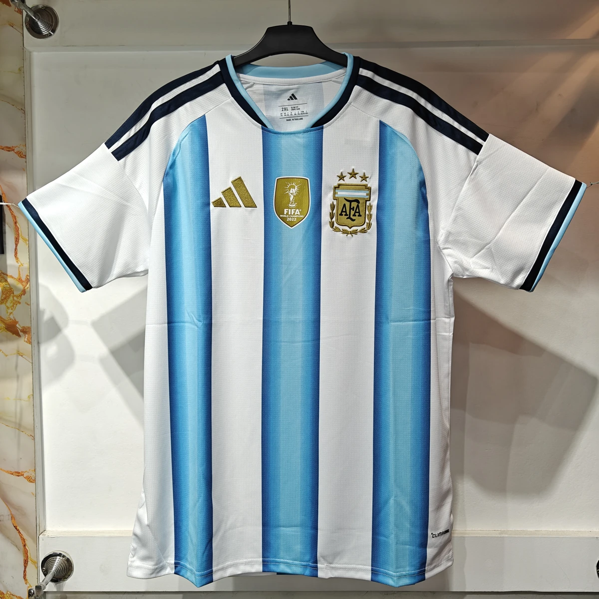 Argentina Fan Version World Cup 2026 Jersey (Half Sleeve)