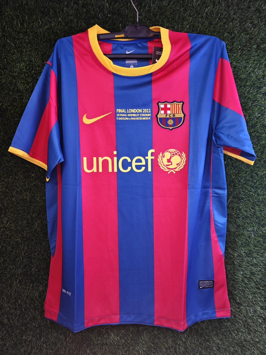 Barcelona 2011 Champions League Final Retro Jersey